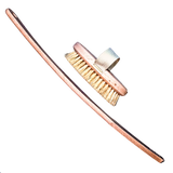 Badborstel / Massageborstel met een lange steel (HARD of ZACHT)