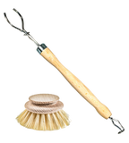 Houten afwasborstel met stevig tampico - VEGAN