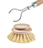 Houten afwasborstel met stevig tampico - VEGAN