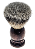 TOP! Scheerkwast SILVERTIP dassenhaar; EBBENHOUT