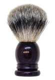 TOP! Scheerkwast SILVERTIP dassenhaar; EBBENHOUT