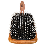 "De extra zachte EGEL" natuurhaarborstel met zachtere nylon-pins en met bolletjes - PADDLE BRUSH