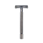 Veiligheidsscheermes met vliendermachanisme (Safety razor with butterfly system)