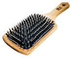"EGEL" natuurhaarborstel met nylon-pins - PADDLE BRUSH