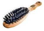 "De zachte EGEL" natuurhaarborstel met nylon-pins met (vaste!) bolletjes - KLEIN