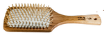 VEGAN natuurhaarborstel met houten pins - PADDLE BRUSH
