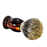 Scheerkwast best badger dassenhaar schildpadkleurig handvat